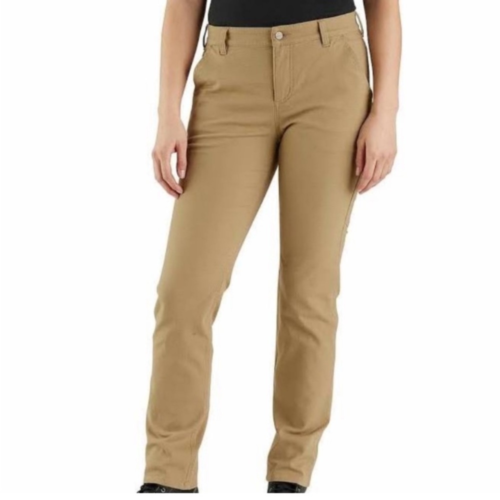 Carhartt Women’s Slim Fit Skinny Leg Crawford Pants Size 10T.